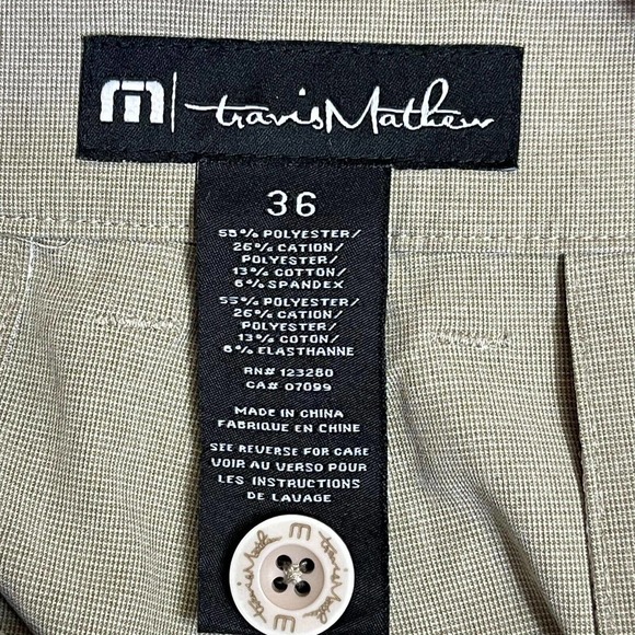 Travis Mathew Shorts Adult 36 Gray Golf Golfing‎ Preppy Pockets Rugby Mens - Picture 6 of 9